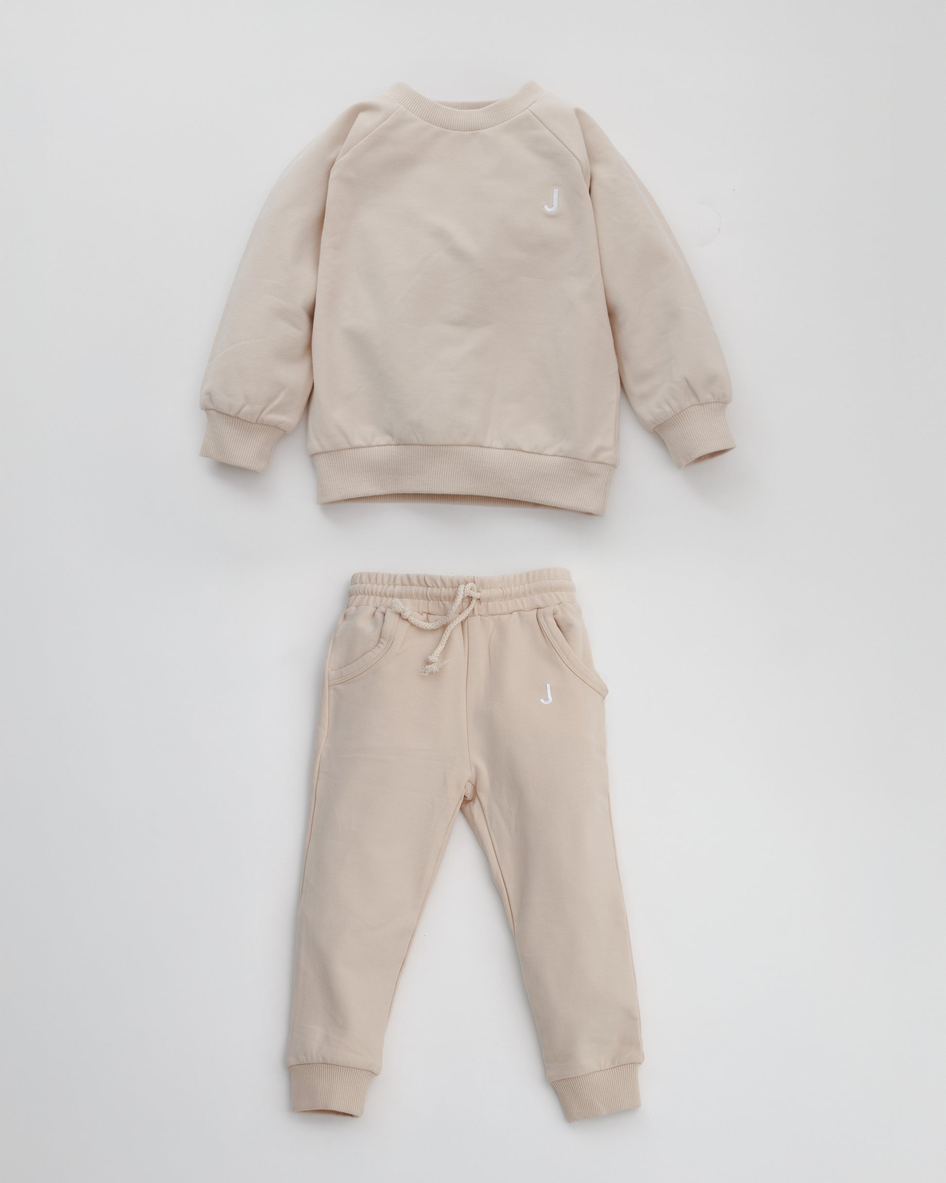 Premium Kinder-Tracksuit - Beige