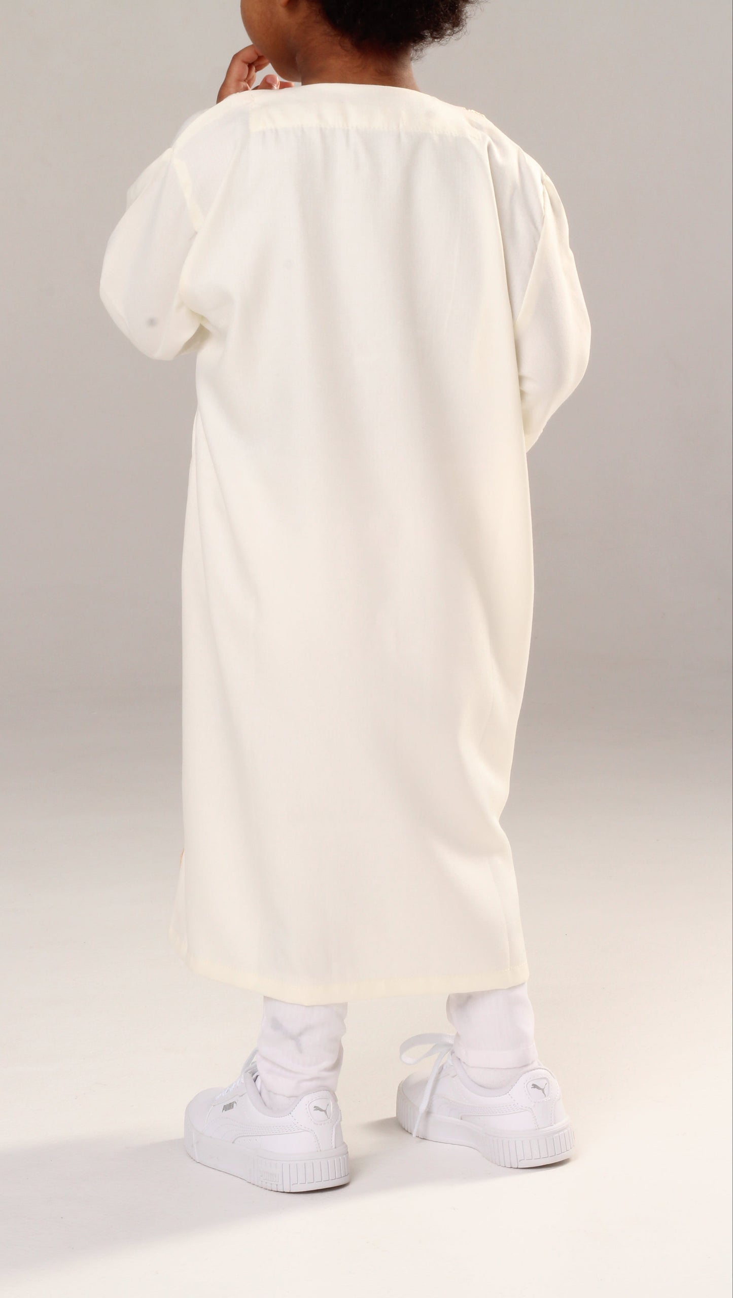 Gandoura - Cremebeige/goldenes Muster