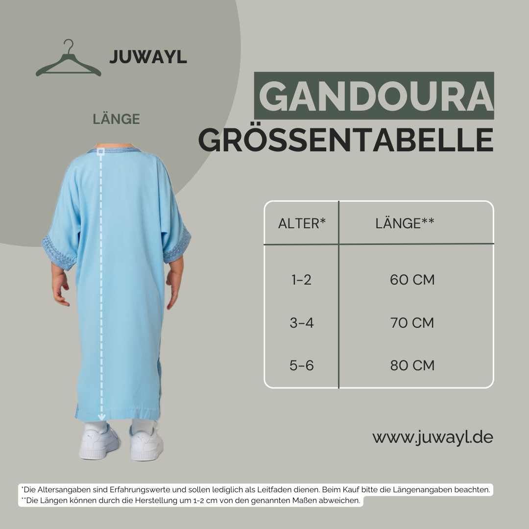 Gandoura - Babyblau
