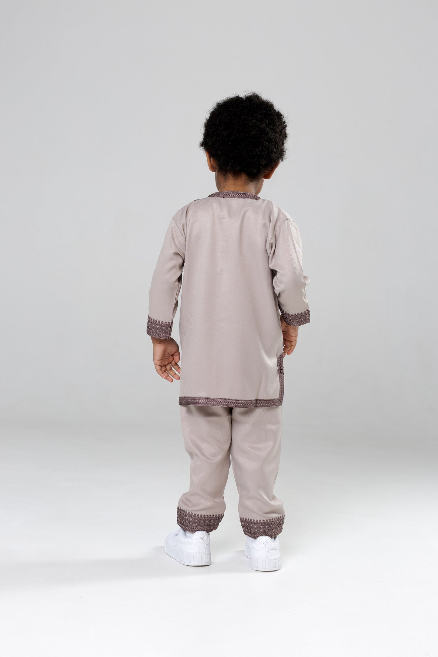 B-WARE Premium Jabador - Taupe / dunkles Muster