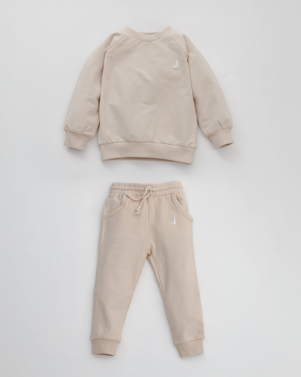 Premium Kinder-Tracksuit - Beige