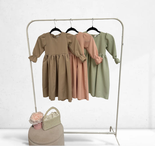 Kinder Abaya + Khimar Set