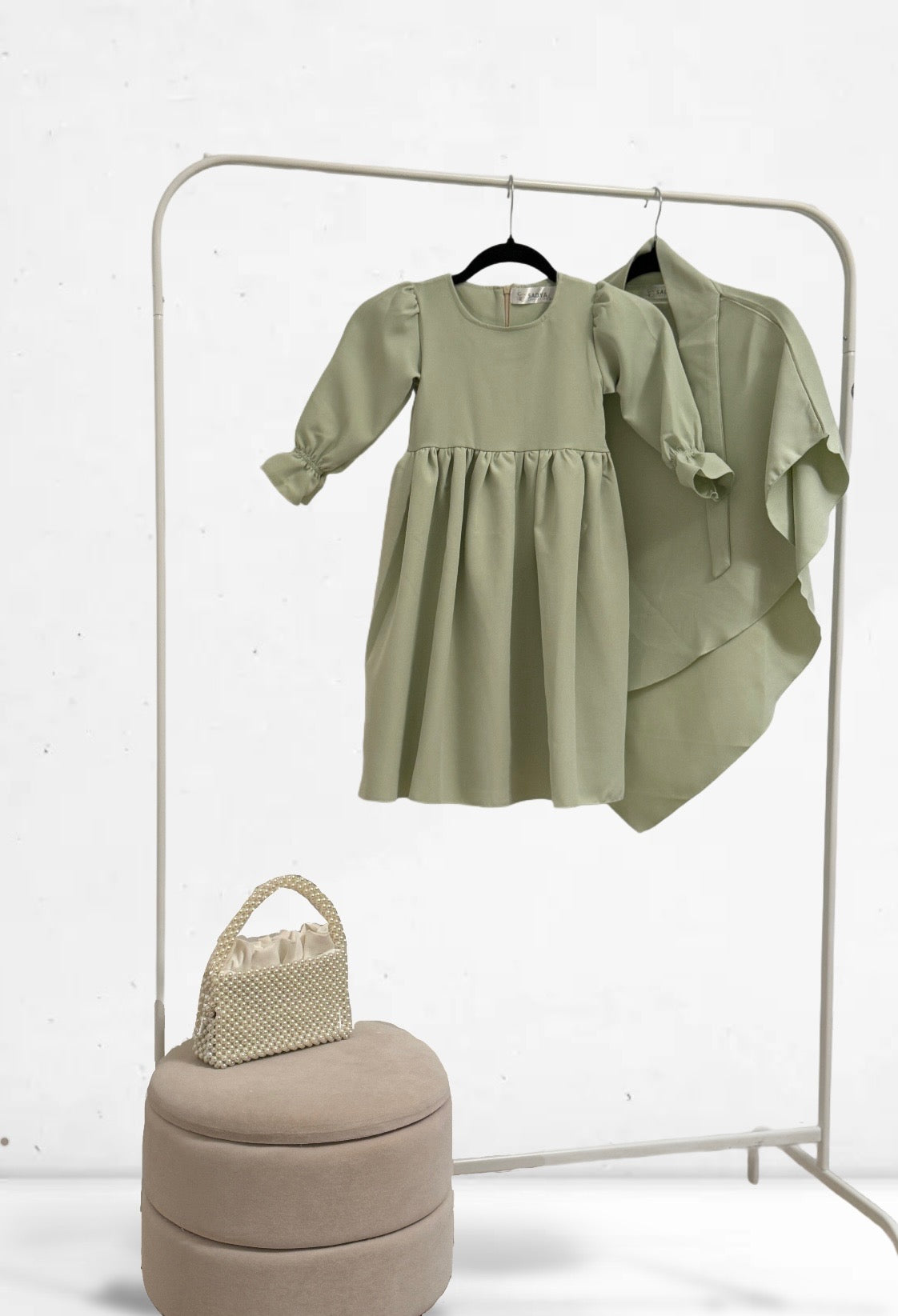 Kinder Abaya + Khimar Set