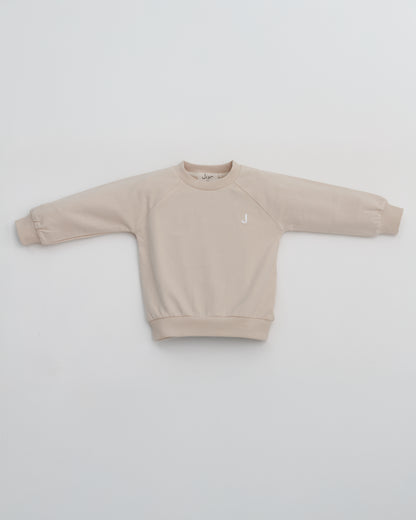 Premium Kinder-Tracksuit - Beige