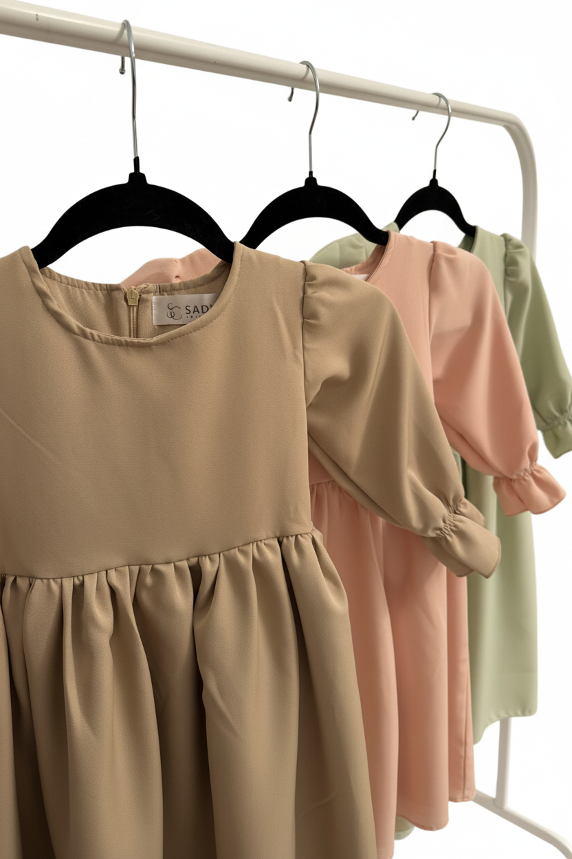 Kinder Abaya + Khimar Set
