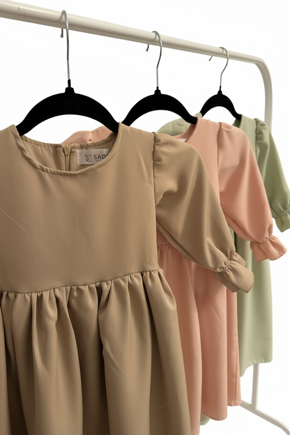 Kinder Abaya + Khimar Set