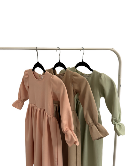 Kinder Abaya + Khimar Set