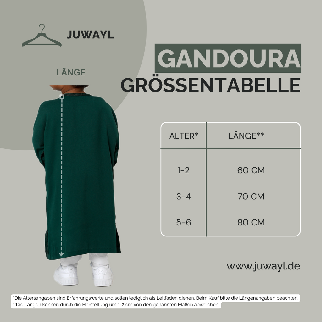 Gandoura - Waldgrün